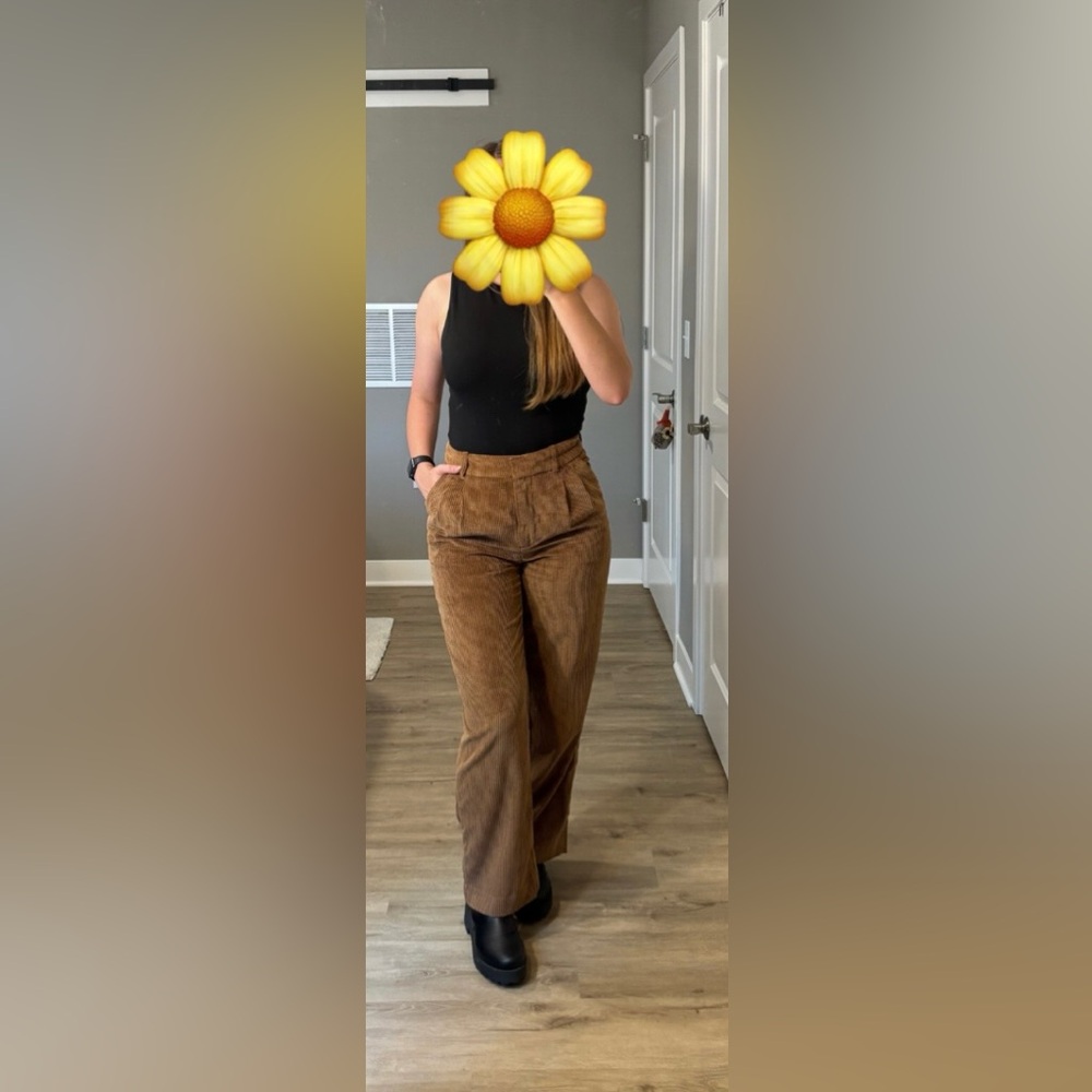 Altar'd State Tan Corduroy Pants